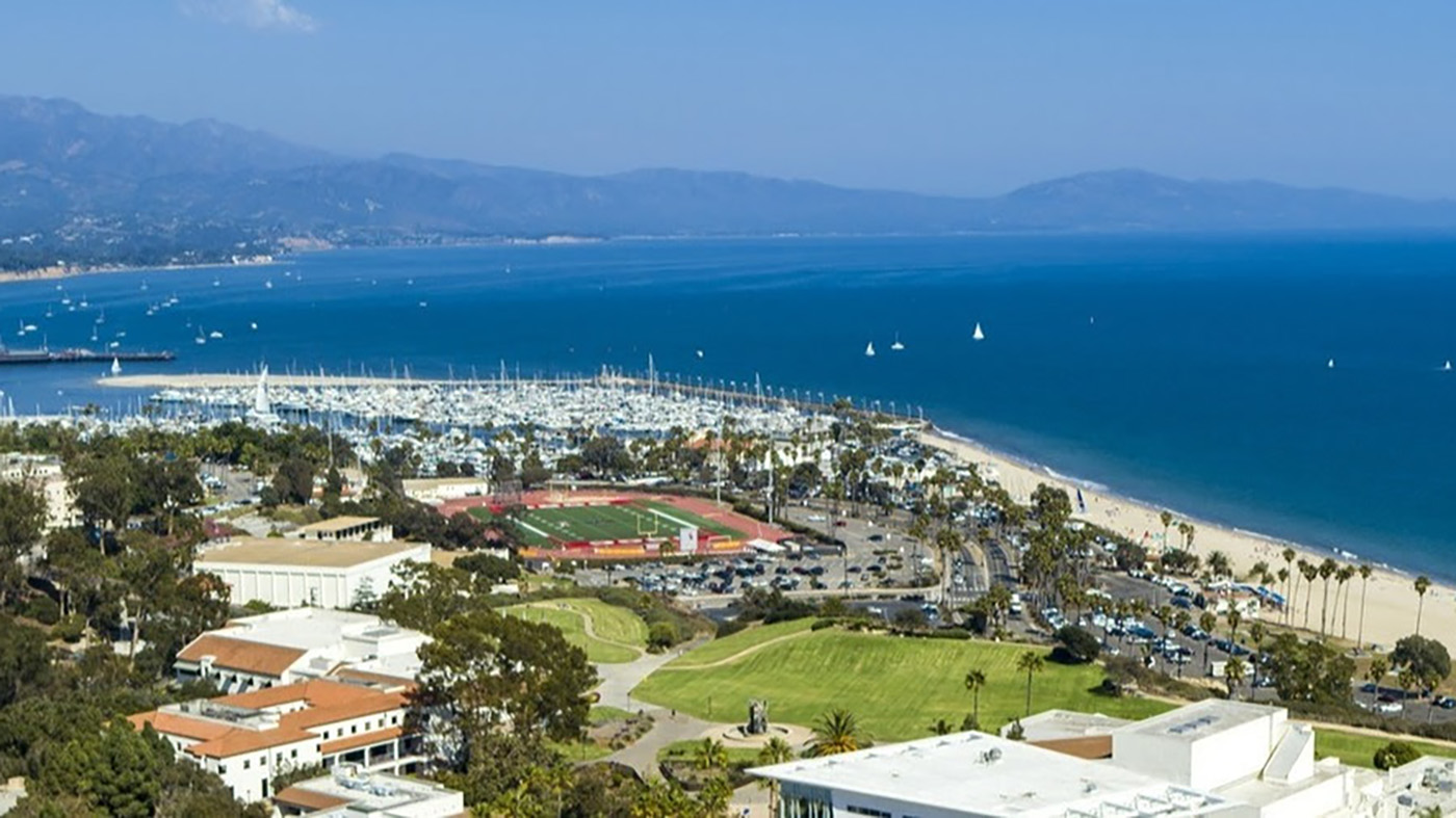 SBCC campus drone shot